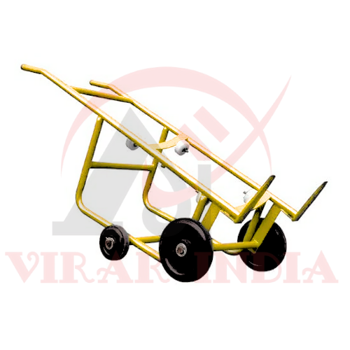 4 wheel drum trolley